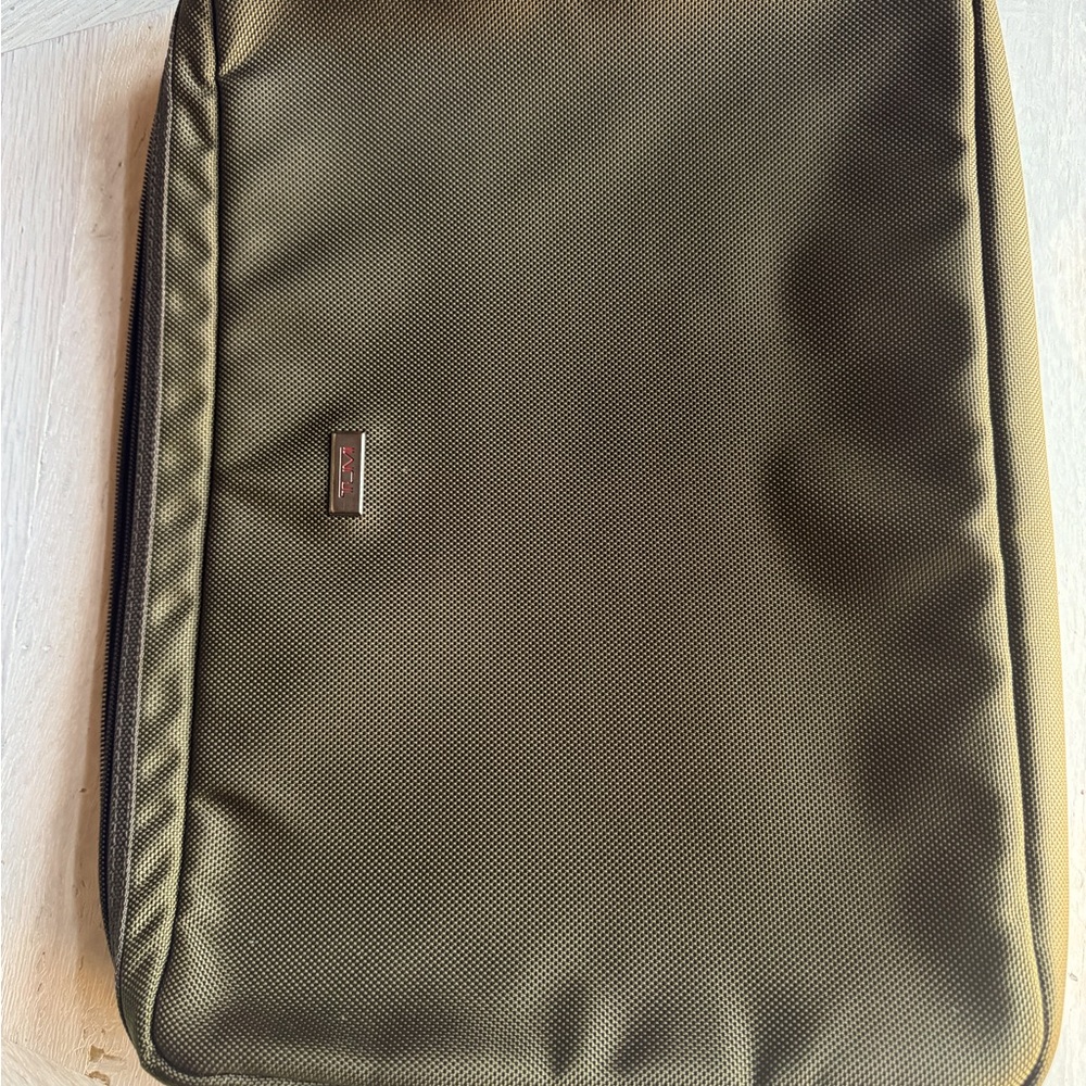 TUMI Laptop Sleeve / Portfolio Case Olive Ballistic Nylon 13-14”